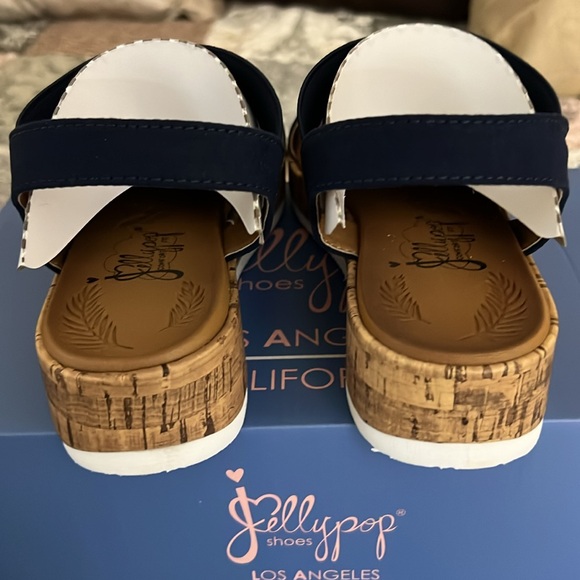 Jellypop Blue Sandals - Picture 6 of 9